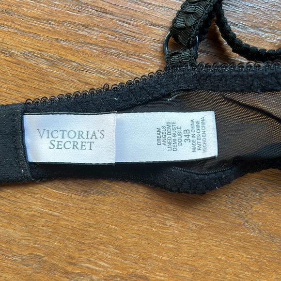 Victoria’s Secret Dream Angels Lined Demi Floral Bra. Size 34B - Picture 3 of 5